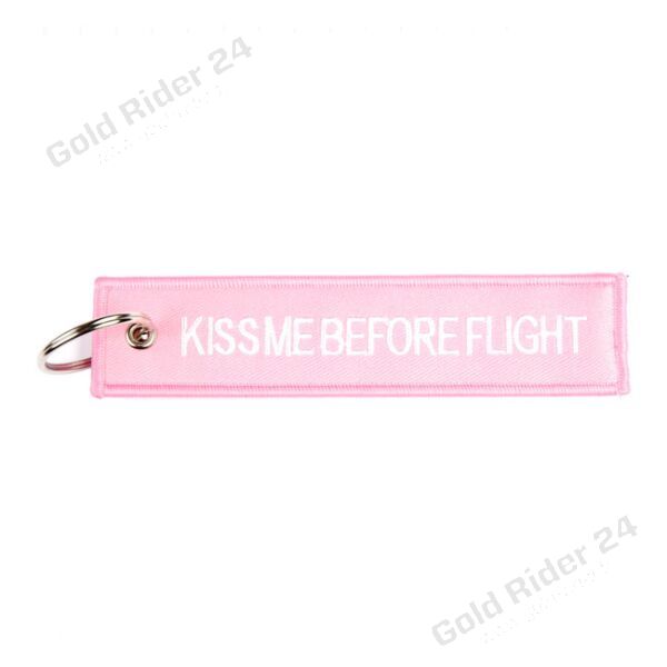 Porte-clé Kiss me before flight