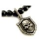 Bracelet Perles Skull Shield 