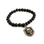 Bracelet Perles Skull Shield 